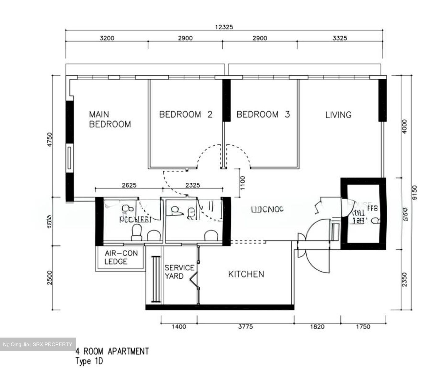Blk 26A Saint George's Towers (Kallang/Whampoa), HDB 4 Rooms #604567991